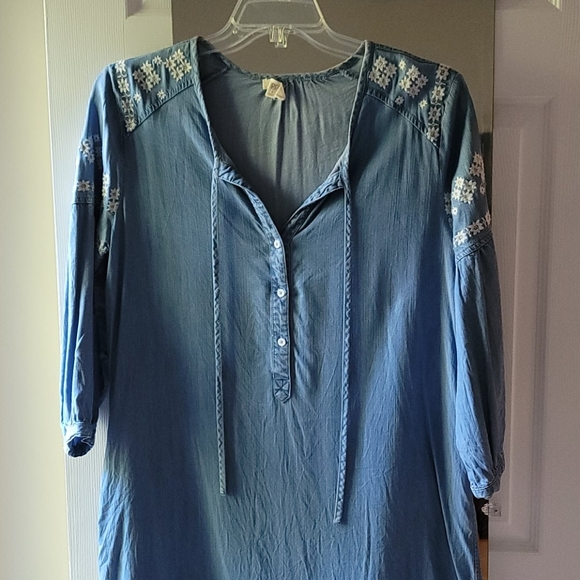 Oddy Large Jean Tunic Dress - Picture 1 of 5